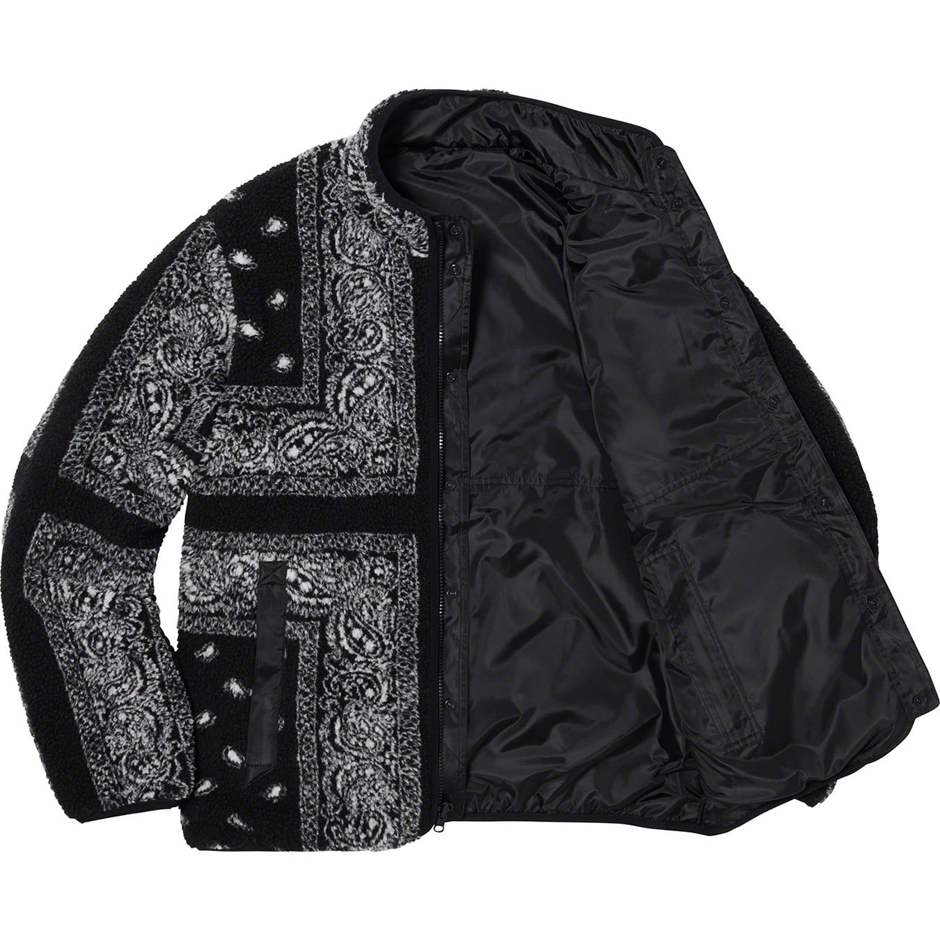 Reversible Bandana Fleece Jacket view 9